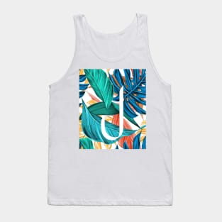 Tropical Alphabet “J” Tank Top